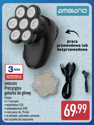 Precyzyjna golarka do głowy promocja w Aldi