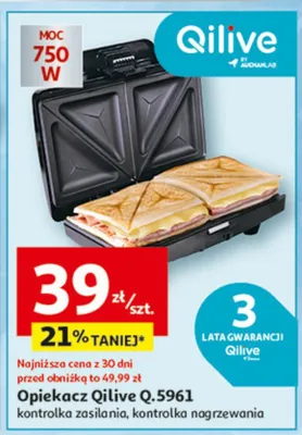 Opiekacz Q.5961 promocja w Auchan
