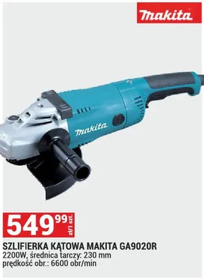 Szlifierka kątowa Makita GA9020R promocja w Merkury Market