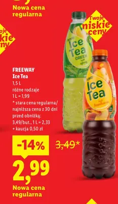 Ice Tea Freeway promocja w Lidl