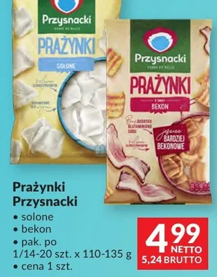 Prażynki Przysnacki solone bekon promocja w Makro