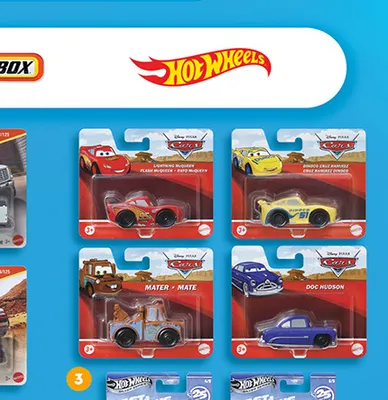 Samochodzik Disney Pixar Cars Lightning McQueen Mattel promocja w Biedronka