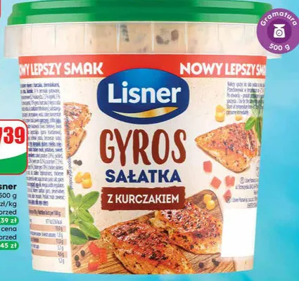 Sałatka 2 rodzaje Lisner promocja w Dino