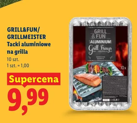 Tacki aluminiowe na grilla promocja w Lidl