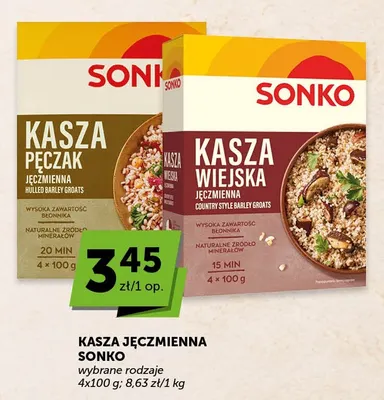 Kasza jęczmienna Sonko pęczak promocja w Euro Sklep