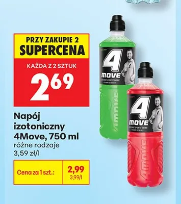 Napój izotoniczny 4Move promocja w Biedronka