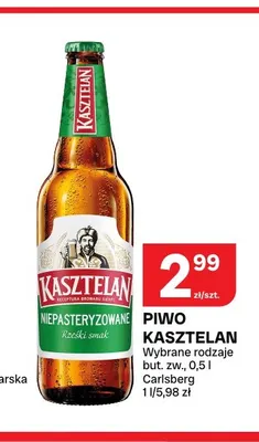 Piwo Kasztelan Niepasteryzowane promocja w Chorten