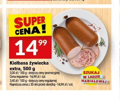 Kiełbasa żywiecka extra promocja w Twój Market