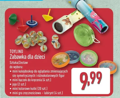 Zabawka dla dzieci TOYLINO mini gra zręcznościowa labirynt promocja w Aldi