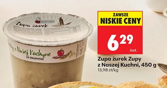Zupa jarzynowa Zupy z naszej kuchni promocja w Biedronka