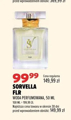 Woda perfumowana Sorvella FLR promocja w Drogerie Natura