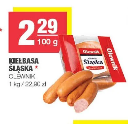 Kiełbasa śląska Olewnik promocja w SPAR