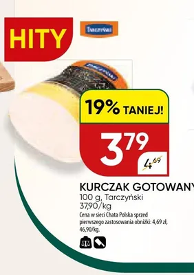 Kurczak gotowany Tarczyński promocja w Chata Polska