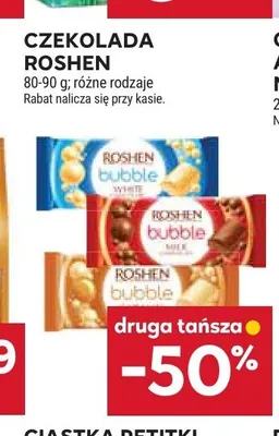 Czekolada Roshen Bubble mleczna promocja w Stokrotka