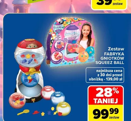 Zestaw Fabryka gniotków Squeez Ball promocja w Carrefour