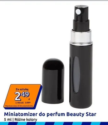 Miniatomizer do perfum Beauty Star 5ml promocja w Action