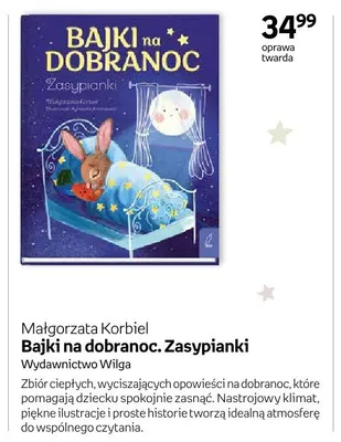 Książka Bajki na dobranoc. Zasypianki promocja w Empik