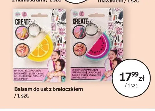 Balsam do ust z breloczkiem Create It! promocja w Empik