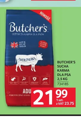 Sucha karma dla psa Butcher's promocja w Selgros