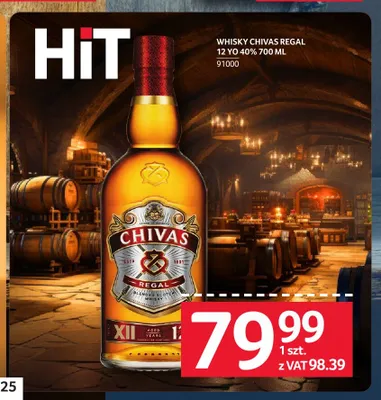 Whisky Chivas Regal 12 YO promocja w Selgros