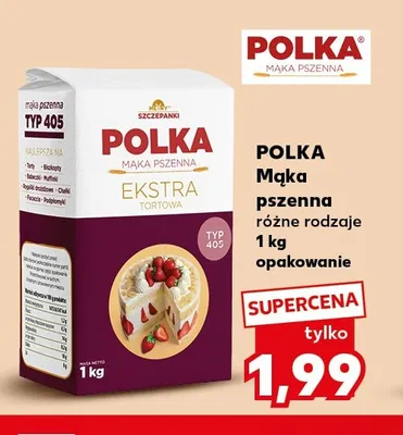 Mąka pszenna Polka promocja w Kaufland