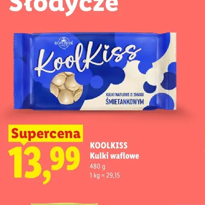 Kulki waflowe Koolkiss promocja w Lidl