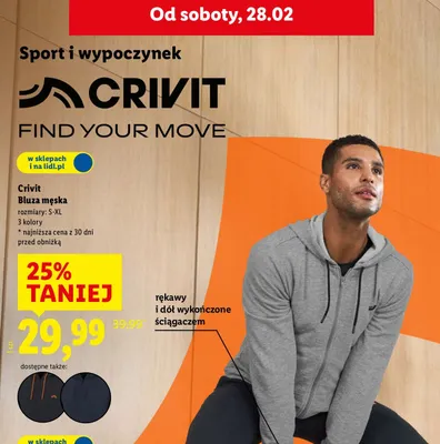 Bluza męska promocja w Lidl