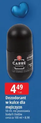 Dezodorant w kulce dla mężczyzn Carré Homme promocja w Leclerc