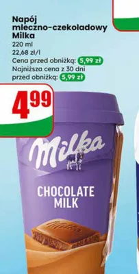 Napój mleczno-czekoladowy  promocja w Dino
