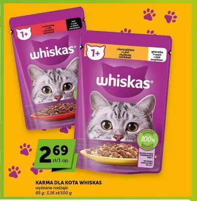 Karma dla kota Whiskas promocja w Groszek