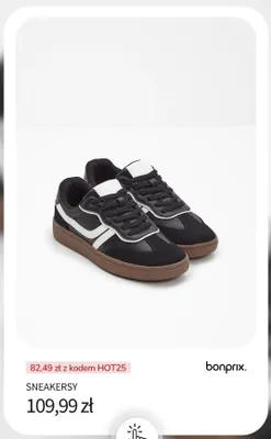 Sneakersy bonprix promocja w bonprix