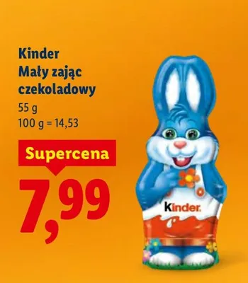 Mały zając czekoladowy promocja w Lidl