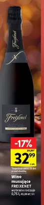 Wino musujące Freixenet promocja w Intermarche