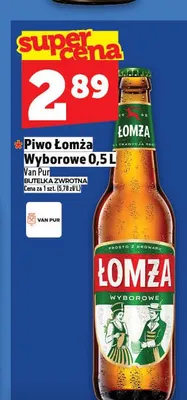 Piwo Łomża Wyborowe promocja w TOPAZ