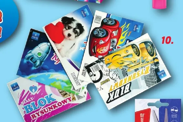 Blok rysunkowy Nuno A4 20 kartek promocja w Selgros