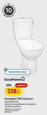 Kompakt Wc Kamori GoodHome promocja w Castorama