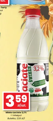 Mleko Łaciate Świeże 3,2% promocja w emma MARKET
