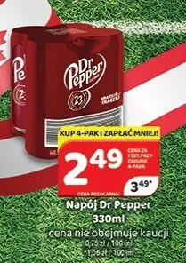 Napój Dr Pepper promocja w Delfin