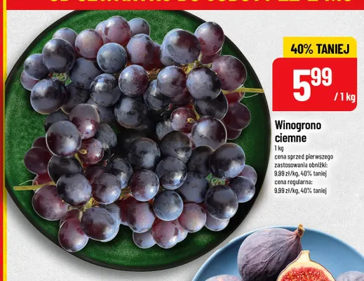 Winogrona ciemne promocja w POLOmarket