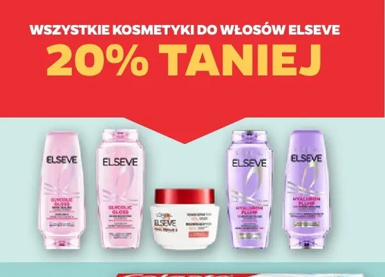 Szampon do włosów Elseve Hyaluron Plump promocja w Netto
