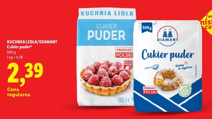 Cukier puder Diamant promocja w Lidl
