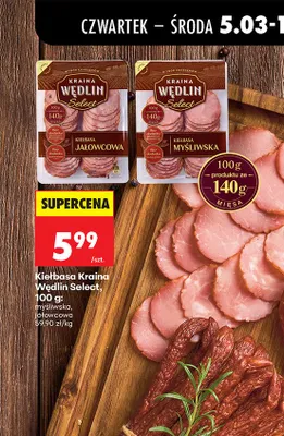 Kiełbasa myśliwska promocja w Biedronka