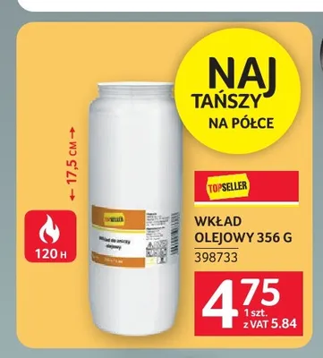 Wkład olejowy promocja w Selgros