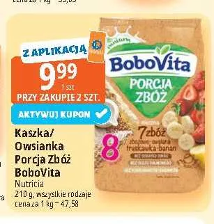 Owsianka Porcja Zbóż BoboVita promocja w Leclerc