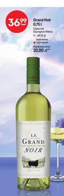 Wino czerwone wytrawne Grand Noir Cabernet Sauvignon Shiraz promocja w Żabka