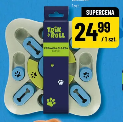 Mata interaktywna na smaczki 25x25x2 cm Trik & Roll promocja w POLOmarket
