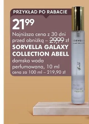 Woda perfumowana damska Sorvella Galaxy Collection Abell promocja w Super-Pharm