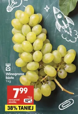 Winogrona białe promocja w Delikatesy Centrum