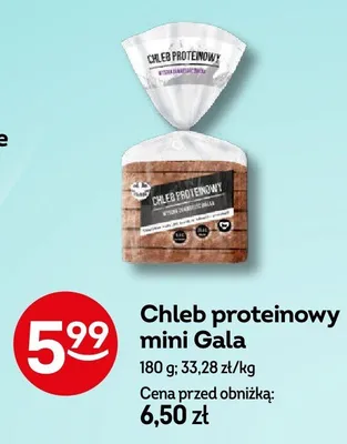 Chleb proteinowy mini Gala promocja w Żabka