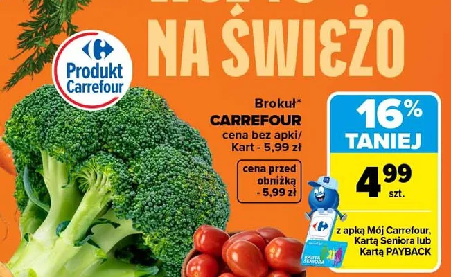 Brokuł Carrefour promocja w Carrefour Market